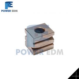 S005R 3080308 Conductivity piece D(DT) 12.5x14x11.7mm / Copper tungsten Guide unit type 85-2/3 3WS manual Sodick EDM wear parts SDD-07